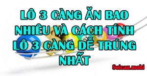 Lô 3 càng ăn bao nhiêu và cách tính lô 3 càng dễ trúng nhất